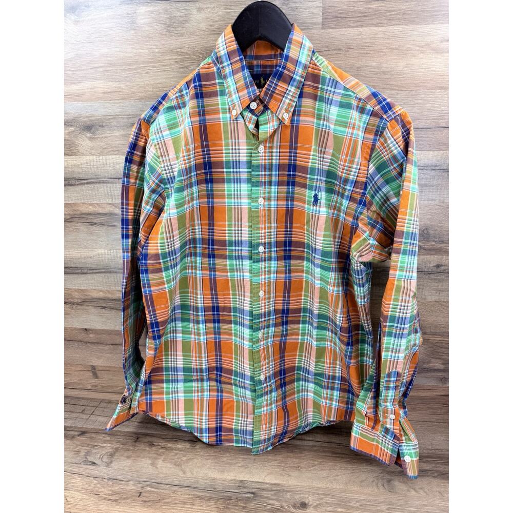 Polo Ralph Lauren Men’s (M/M) Colorful Plaid Button Up Casual Preppy Shi…